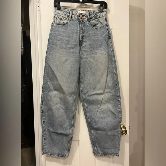 Ganni Light Blue Denim Stary Jeans - Picture 2 of 9